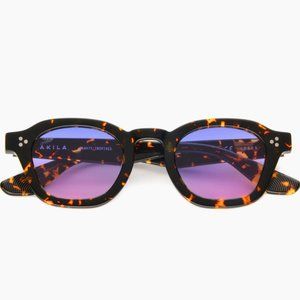 AKILA TOKYO TORTOISE ACETATE / SUNSET LENS / SILVER HARDWARE